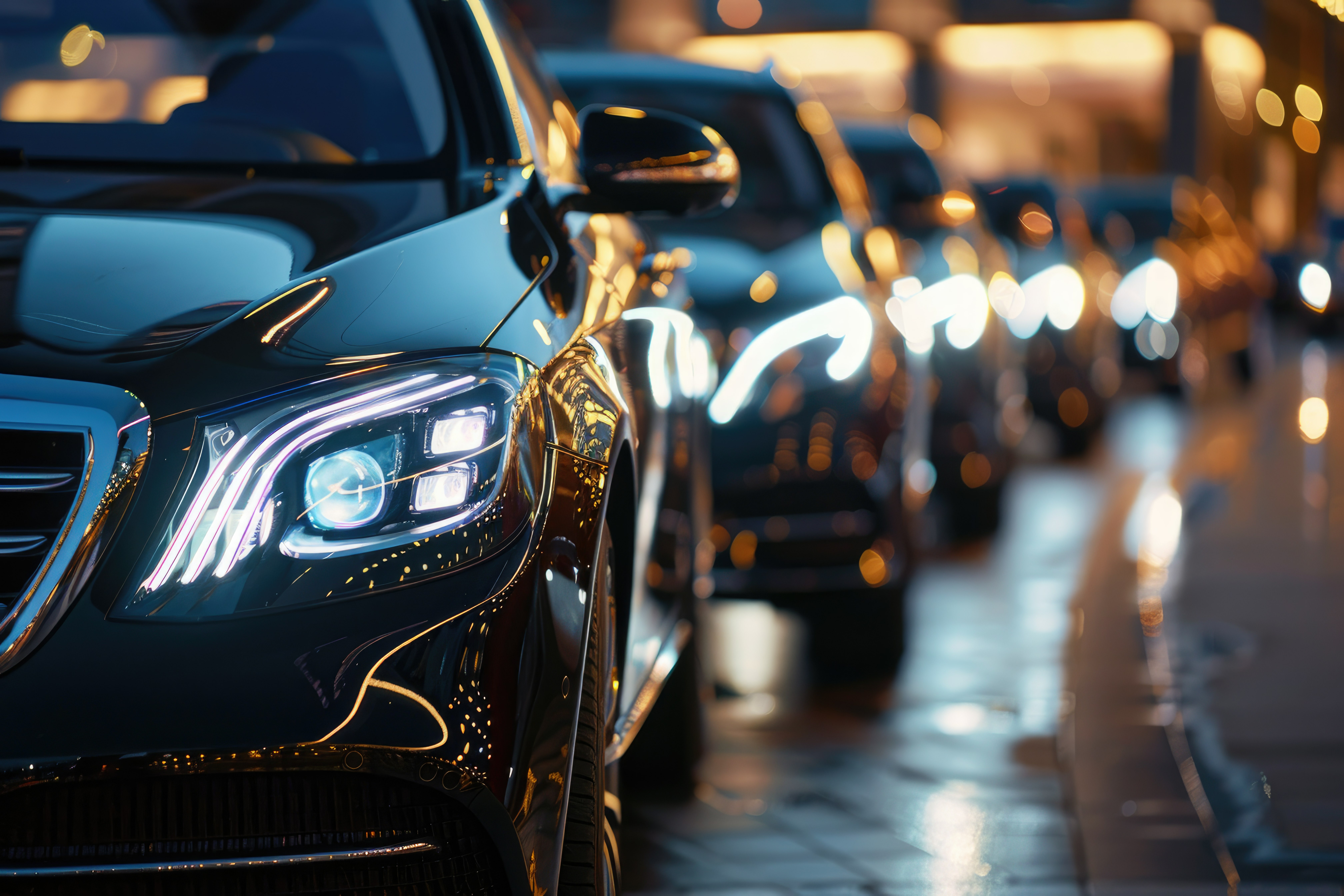 VIP Arriving in Style with Chauffeured Service. Exclusive Transportation & Special Event Concept. --ar 3:2 --style raw Job ID: f8fbcd72-ea89-4b0b-914c-0c4c0f1f92c6